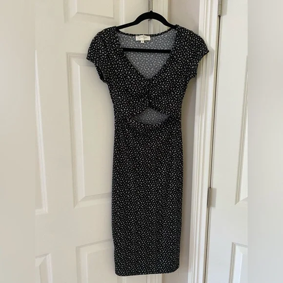 Jessica Simpson Cut Out Midi Dress - Picture 1 of 5